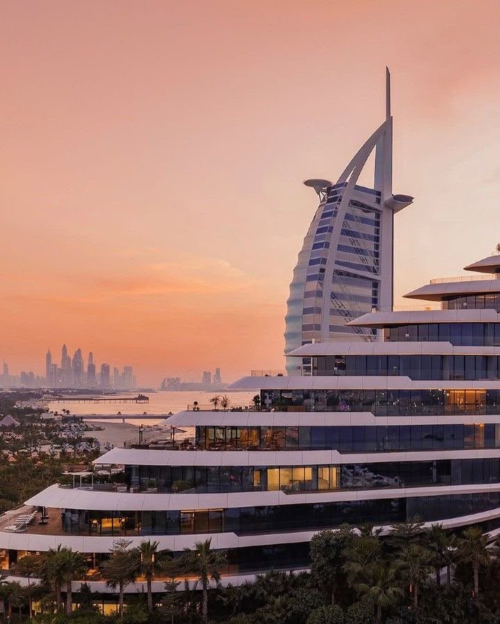 Burj Al Arab al atardecer