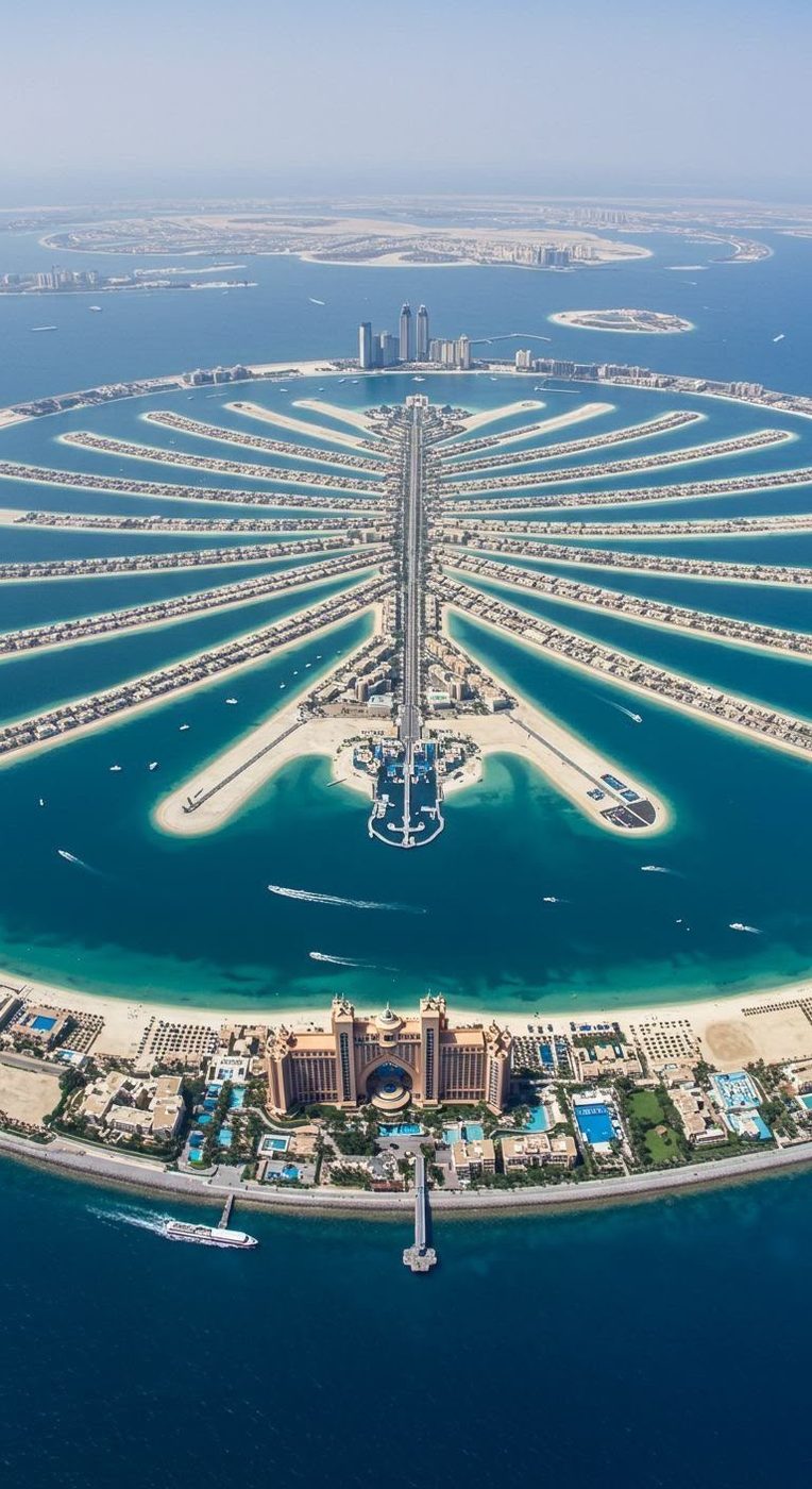 Palm Jumeirah desde el aire
