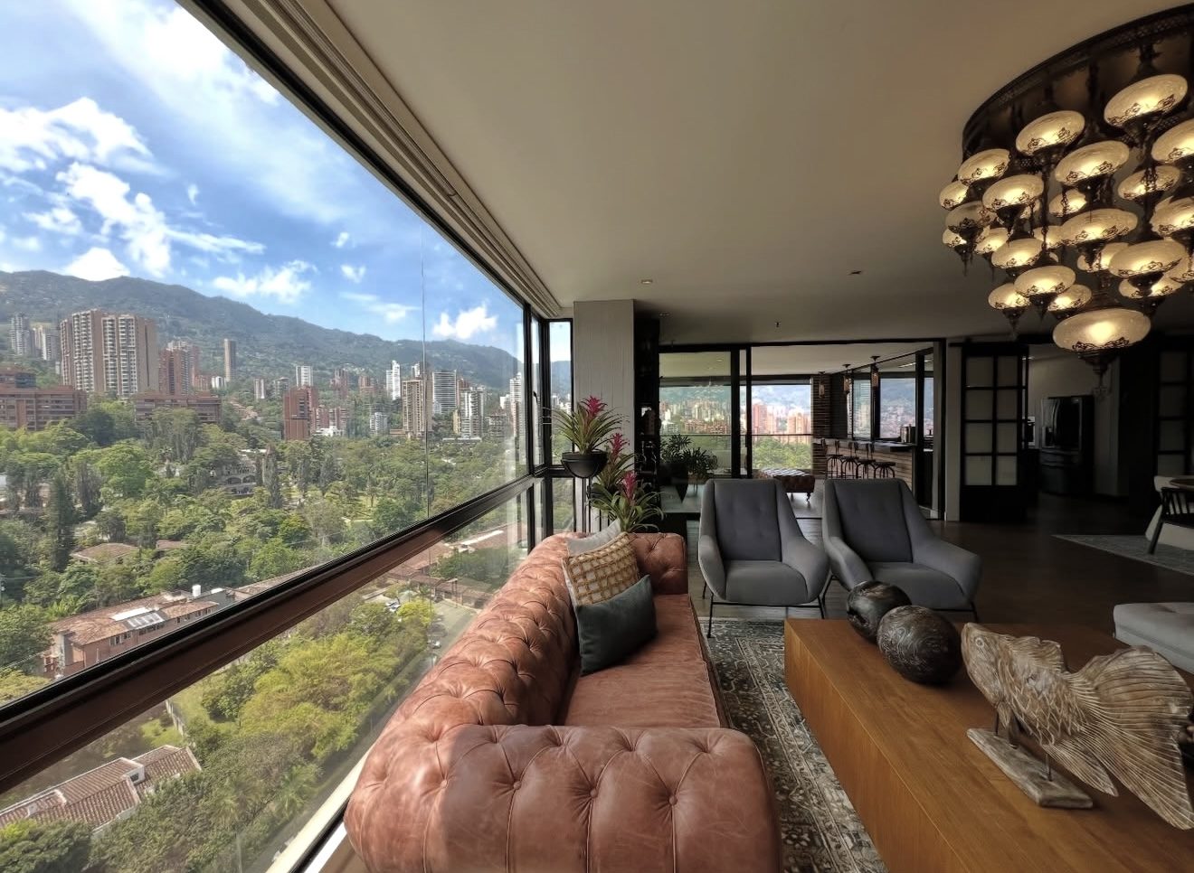 Apartamento con vista al valle de Medellín