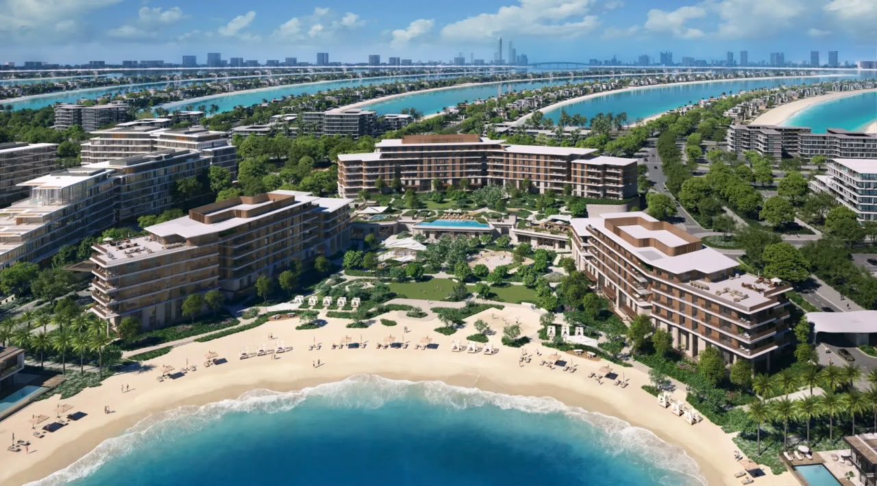Playa y laguna del proyecto