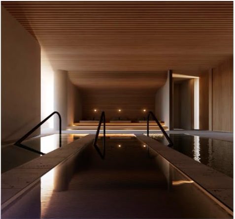 Spa con piscinas interiores